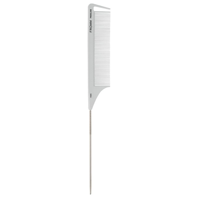 Peine de cola Fromm ProGlide de 9 pulgadas con infusión de silicona y cerámica para un peinado suave y antiestático Dientes flexibles y dientes seccionadores para separar, desenredar y desenredar