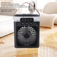 thumbnail image 5 of Desktop Misting Fan 400ml / 13.5 oz Portable Essential Oil Aromatherapy Cooling Fan for Bedroom Office Sleek Black Finish Quiet Operations Small Personal Air Conditioner Humidifier, 5 of 9