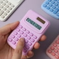 thumbnail image 3 of Colored Mini Calculator -School Memory Calculations Office Digit, 3 of 7