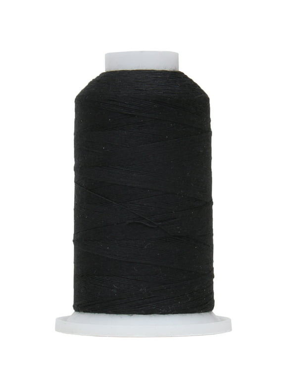 Polyester All-Purpose Sewing Thread by Threadart - 600m - 50S/3 - Black