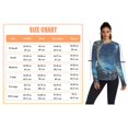 thumbnail image 3 of FORMRS Womens Long Sleeve Shirts UPF 50+ Sun Protection Quick Dry Fishing Hiking Tops, Size S-2XL, Floral Occean, 3 of 8