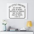 thumbnail image 2 of Scripture Walls 1 John 3:18 In Deed And In Truth Bible Verse Canvas Christian Wall Art Ready to Hang Unframed, 2 of 12
