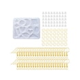 thumbnail image 1 of Diy Jewelry Making Accessory Set With Silicone Mold And 300pcs Jewelry Making Kit, 1 of 4