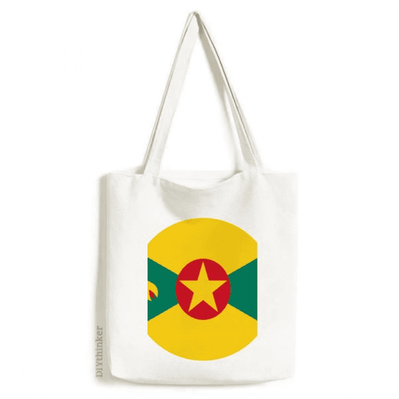 Grenada North Ameica National Emblem Tote Canvas Bag Shopping Satchel Casual Handbag