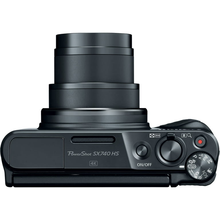 Canon PowerShot SX740 HS 4x 20.3 Megapixel CMOS Digital Camera, New, Black