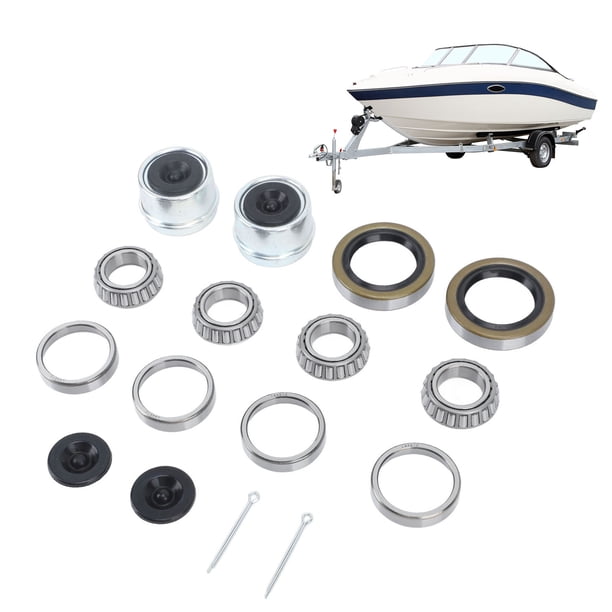 Ejes Cubo De Rueda De Remolque ANGGREK Kit De Cojinetes De Eje De Remolque Tapones De Goma 16 Piezas A Prueba De Fugas Para Eje De 1-1/16 Pulgadas De 2000 A 2200 Libras