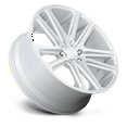 thumbnail image 2 of Dub S257 Flex 24X10 5X127 10Et 78.1Cb Gloss Silver Brushed Face Wheel, 2 of 3