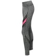 thumbnail image 3 of FashionOutfit Women's Sports Yoga Fitness Workout Front Mesh Insert Stretch Long Leggings, 3 of 4