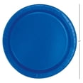 thumbnail image 3 of Unique Industries Assiettes à dessert rondes bleu électrique de 7 po, 70 ct, 3 of 3