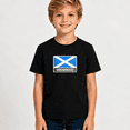 thumbnail image 2 of Boys Graphic T Shirt Scotland Flag Country Design Short Sleeve Kids Tees Travel Culture Style 100% Cotton Soft Child Tops 4-13Y, 2 of 5