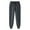 Dark Gray, variant on 2024 Men's Fleece Lined Pants Casual Baggy Hiphop Dance Jogger Sweatpants Winter Warm Drawstring Zipper Pockets Elastic Trousers Yellow