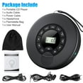 thumbnail image 3 of ELEPEX Portable CD Player, TSV Rechargeable CD Walkman with HiFi Speaker, Personal Anti-Skip CD Music Player with LCD Display/MP3/Headphone Jack/AUX Input Output for Cars Home Travel Adults Teens, 3 of 6