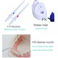 thumbnail image 3 of Electric Dental Flosser - Portable Water Floss with Rotatable Jet Pick Travel Teeth Cleaner Kit Power by Battery, 3 of 12