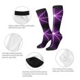 thumbnail image 4 of Womens Halloween Spider Web Knee High Socks Comfy Thermal Boot Long Socks, 4 of 7