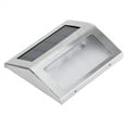 thumbnail image 4 of Solar Wall Lamp Landscape Light Stainless Steel Lamp Waterproof 3LED Stainless Steel For Walkway Home Decoration Outdoor Lighting ANGGREK Otros, 4 of 8