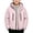 .Pink, variant on Boys Waterproof Ski Jacket Thick Fleece Lined Winter Snow Coat with Pockets Solid Color Warm Outdoor Sporty Outerwear