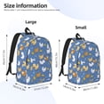 thumbnail image 4 of Daiia Chicken Family Vintage Canvas Backpack for Men and Women ,Hiking Backpack,Travel Laptop Bag for School,Large Capacity Backpack, 4 of 8