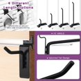 thumbnail image 4 of Swpeet 20Pcs 4 Inch Heavy Duty Slatwall Hooks Assortment Kit, Slatwall Accessories Slatwall Panel H, 4 of 7