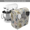 thumbnail image 2 of Exotic Stand Mixer Cover, Hand Drawn Sketch of Palm Trees and Abstract Shapes on Backdrop, Kitchen Appliance Organizer Bag Cover with Pockets, 5 Quarts, Pale Eggshell and Multicolor, by Ambesonne, 2 of 4