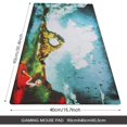 thumbnail image 2 of Gaming Mouse Mat/900 x 400 x 3 mm | XXL Mouse pad | Table mat/Large Size | Improved Precision and Speed | Rubber Base for Stable Grip on Smooth Surfaces Non-Slip (90x40Black005), 2 of 7