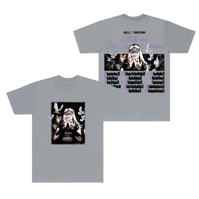 Molly Santana Molly y su Tour de la Semana de las Maravillas Camisetas Mujeres Hombres HipHop Camiseta de manga corta