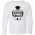 thumbnail image 3 of Inktastic Class of 2038 Grad with Diploma and Graduation Cap Long Sleeve Youth T-Shirt, 3 of 5