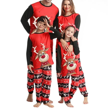 

Family Christmas Pjs Matching Sets Xmas Christmas Matching Pajamas for Adults Kids Holiday Sleepwear Nightwear