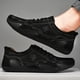 thumbnail image 4 of Zapatos de hombre de gran tamaño, de caña baja, cosidos a mano, zapatos casuales de moda que combinan con todo para hombre, 4 of 6