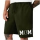 thumbnail image 1 of Puntoco Pantalones Cortos De Corte Clásico Para Hombre，Mom Hombres Con Cordones Elásticos Casual Bolsillo Deportes Fitness Pantalones Cortos Para El Hogar Pantalones Tres Cuartos Verde Militar Xxxl, 1 of 5