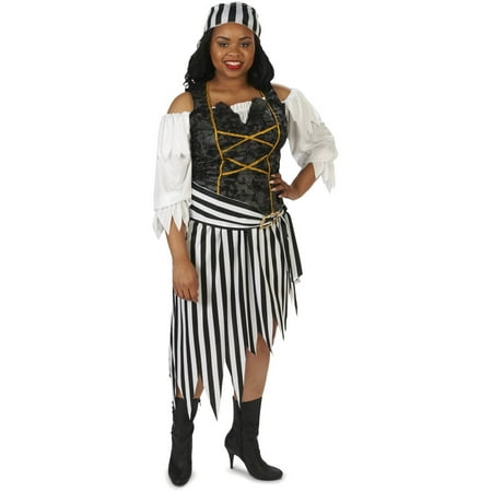 Pretty Pirate Princess Women's Plus Size Adult Halloween Costume ...