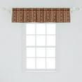 thumbnail image 2 of Ambesonne Tribal Window Valance, Abstract Details Stripes, 54" X 12", Multicolor, 2 of 3