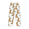 thumbnail image 6 of Uemuo German Shepherd Dog Pattern Men's Wide Leg Palazzo Lounge Pants with Pockets Light Weight Loose Comfy Casual Pajama Pants-Small, 6 of 9