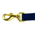 thumbnail image 2 of Country Brook Petz® 3/4 inch Nylon Dog Leash - Navy Blue, 4 Foot, 2 of 2