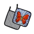 thumbnail image 2 of Red Glider Butterfly Pair of Pot Holders 7.5 in x 7.5 in, 2 of 5