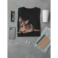 thumbnail image 3 of Abyssinian Cat Quiet T-Shirt Men -Image by Shutterstock, Male Medium, 3 of 4