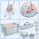 thumbnail image 2 of Set de muñecas DeAo KB85802 con cochecito, cuna y accesorios, 2 of 7