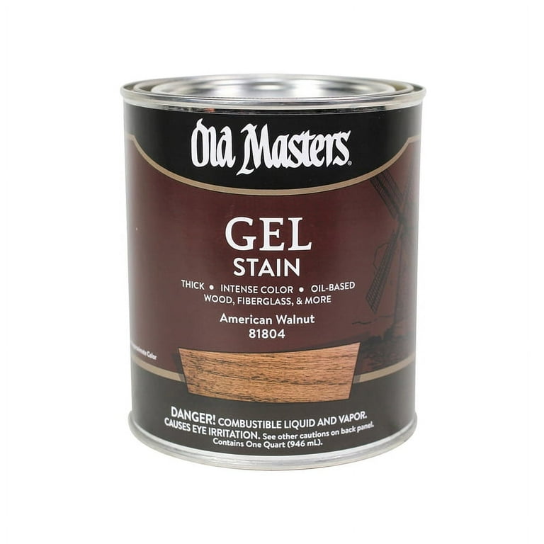 Old Masters 81804 Gel Stain 1 Quart, American Walnut