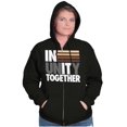thumbnail image 4 of In Unity Together Social Justice Zip Up Hoodie Men's Women's Brisco Brands S, 4 of 6