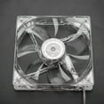 thumbnail image 1 of 12cm USB LED, Ventilateur de Refroidissement de Lumière PC Ordinateur CPU Coloré Transparent, 1 of 8