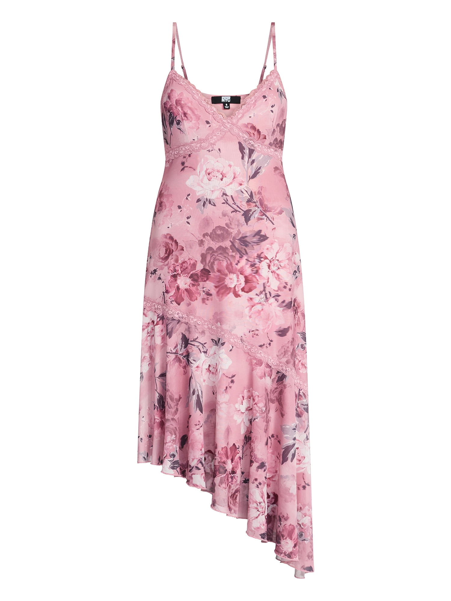 Madden NYC Women's Asymmetrical Midi Dress, Sizes XXS-XXL