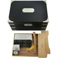 thumbnail image 3 of Quality Importers HUM-100IS Ironsides 100 Cigar Humidor With Metal Corner Protectors, 3 of 3