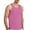 Pink, variant on Men Sleeveless Solid Vest Tops Casual Popularity Side Wide Fork Fitness Sports Garment Loose Vest Medium Tall T Shirts for Men