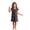 Black, variant on Leey-World Halloween Toddler Pajamas Girls Cute Halloween Nightgown Dress Flutter Short Sleeves 2-10 Years Soft Casual Dress