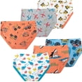 thumbnail image 3 of Boys Airplane Underwear Little Kids Shark Briefs Children Cotton Breathable Excavator Panties Toddler Comfort Undies (Pack of 6) Size 10, 3 of 6