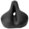 thumbnail image 1 of Cojín de asiento de sillín de bicicleta de carretera, transpirable, reductor de golpes (negro), 1 of 10