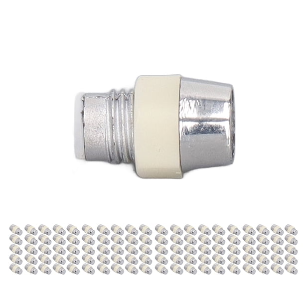 Soporte 100 Juegos De Soporte LED De 5 Mm, Kit De Accesorios De Clip De Montaje En Panel De Diodo Emisor De Luz De Plástico