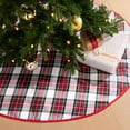 thumbnail image 2 of Elrene Home Fashions Christmas Classic Holiday Plaid Tree Skirt, Multicolor, 48" Round, 2 of 4