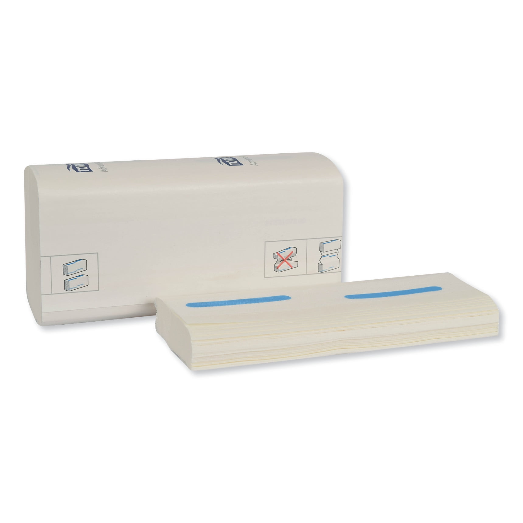 Tork PeakServe Continuous Hand Towel, 7.91 x 8.85, White, 410 Wipes/Pack, 12 Packs/Carton -TRK105065