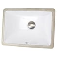 thumbnail image 5 of Great Point Collection Nantucket Sinks 16 Inch X 11 Inch Undermount Ceramic Sink In White UM-16x11-W, 5 of 6