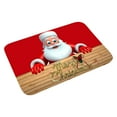 thumbnail image 2 of JingChun Merry Christmas Door Mat Rug Decorative Doormat Winter Snowman Welcome Floor Mat Non Slip Washable Bathroom Kitchen Entrance Rug for Indoor Outdoor Home Decor, 15 x 23 Inch, 2 of 3